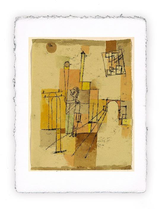 Stampa Pitteikon di Paul Klee - Prima della festività 1936, Original - cm 30x40