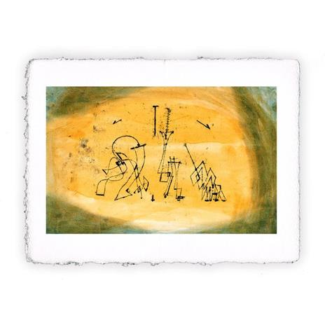 Stampa Pitteikon di Paul Klee - Trio astratto del 1923, Miniartprint - cm 17x11