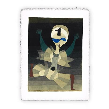 Stampa Pitteikon di Paul Klee - Corridore al traguardo 1921, Grande - cm 40x50