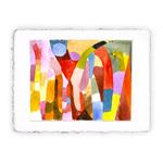 Stampa Pitteikon di Paul Klee Movimento delle camere a volta, Magnifica -  cm 50x70