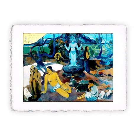 Stampa di Gauguin Da dove veniamo? Chi siamo? Dove andiamo?, Miniartprint - cm 17x11 - 2