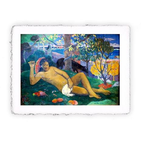 Stampa di Paul Gauguin - Te Arii Vahine. La donna del re, Miniartprint - cm 17x11