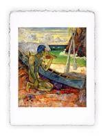 Stampa d''arte di Paul Gauguin - Pescatore povero - 1896, Folio - cm 20x30
