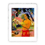 Stampa di Paul Gauguin Donna tahitiana con frutta - 1893, Original - cm 30x40