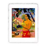 Stampa di Paul Gauguin Donna tahitiana con frutta - 1893, Miniartprint - cm 17x11