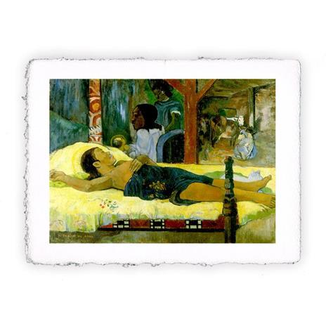 Stampa di Paul Gauguin La nascita di Cristo figlio di Dio, Folio - cm 20x30