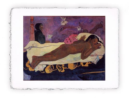 Stampa di Gauguin Manau tupapau. Lo spirito dei morti veglia, Folio - cm 20x30