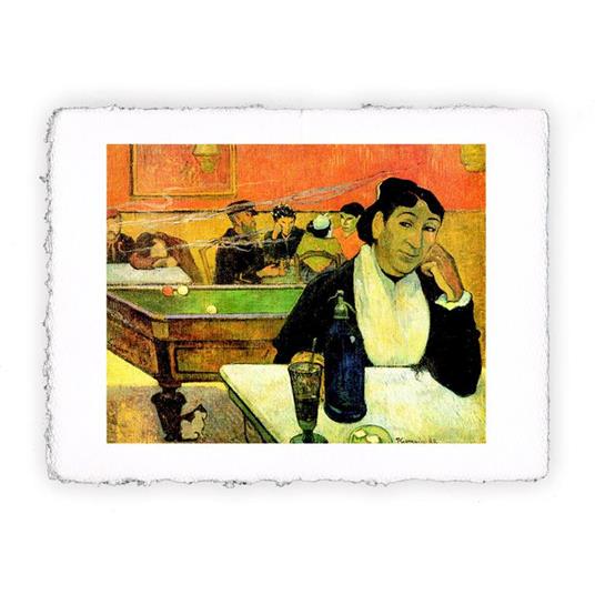 Stampa di Paul Gauguin - Al Caffe ad Arles (Madame Ginoux), Miniartprint - cm 17x11
