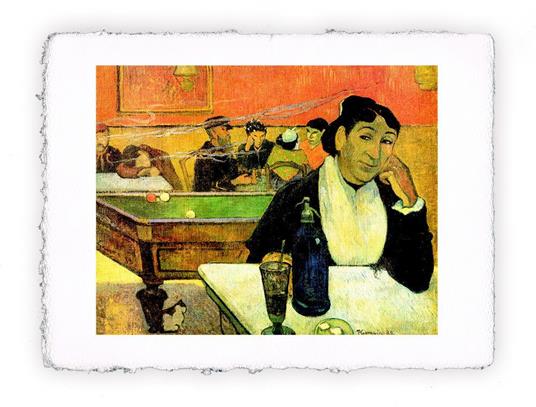 Stampa di Paul Gauguin - Al Caffe ad Arles (Madame Ginoux), Grande - cm 40x50