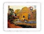Stampa d''arte di Paul Gauguin - Il raccolto biondo - 1889, Original - cm 30x40