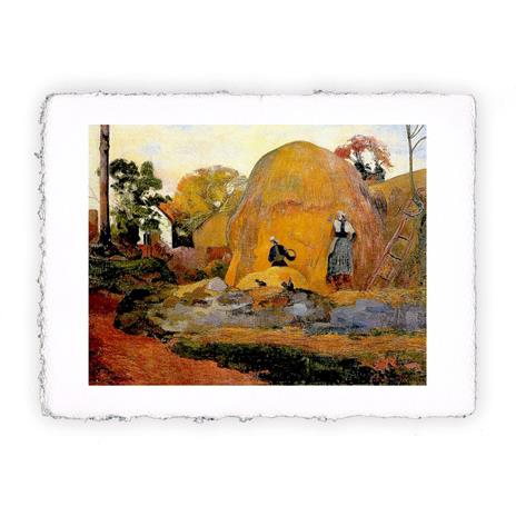 Stampa d''arte di Paul Gauguin - Il raccolto biondo - 1889, Magnifica -  cm 50x70 - 2