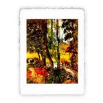 Stampa d''arte di Paul Gauguin Vacche all''abbeveratoio - 1885, Miniartprint - cm 17x11