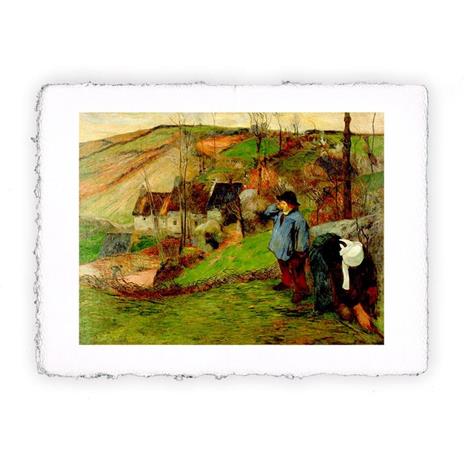 Stampa d''arte di Paul Gauguin Piccolo pastore bretone, Miniartprint - cm 17x11
