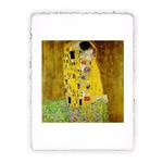 Stampa Pitteikon di Gustav Klimt - Il bacio  del 1907-1908, Miniartprint - cm 17x11