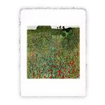 Stampa d''arte di Gustav Klimt - Campo di papaveri - 1907, Miniartprint - cm 17x11