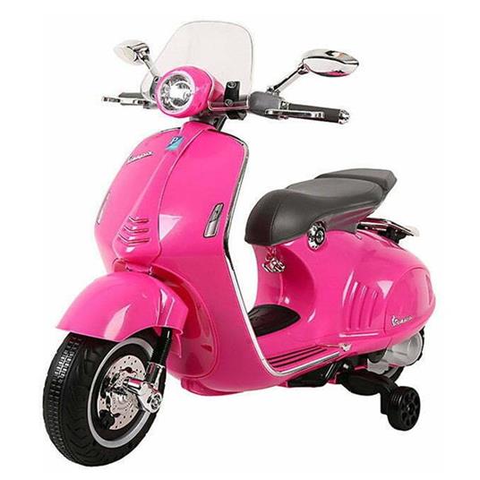 Moto Elettrica Per Bambini Vespa Piaggio 946 Rosa 12v Ing. Mp3, Led, Sedile  In Pelle 00119025/As236 - Colibrì - Giochi all'aperto - Giocattoli | IBS