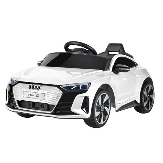 Auto Giocattolo Elettrica Cavalcabile Per Bambini Audi E-Tron Gt Bianco Ibis