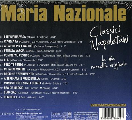 Classici Napoletani - CD Audio di Maria Nazionale - 2