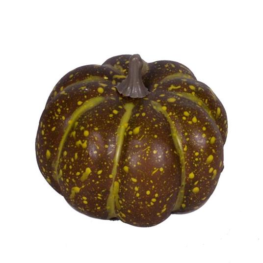 Zucca Marrone 10x7 Cm Halloween Festa Decorazione Party Addobbi