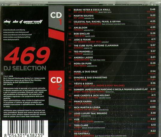 DJ Selection 469 - CD Audio - 2