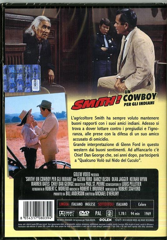 Smith! Un cow-boy per gli indiani (DVD) di Michael O'Herlihy - DVD - 2