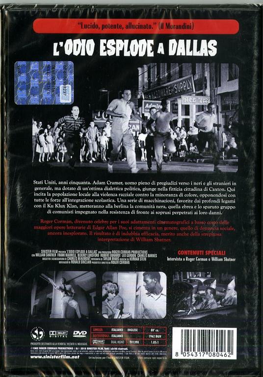 L' odio esplode a Dallas (DVD) di Roger Corman - DVD - 2