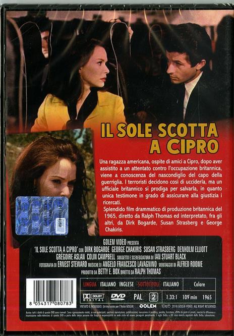 Il sole scotta a Cipro (DVD) di Ralph Thomas - DVD - 2