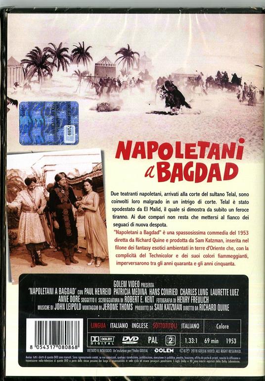 Napoletani a Bagdad (DVD) di Richard Quine - DVD - 2