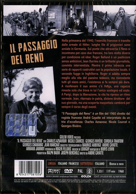 Il passaggio del reno di Andre' Cayatte - DVD - 2