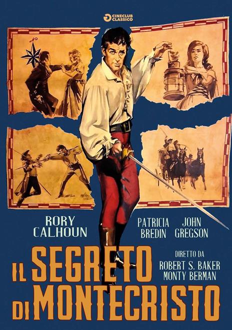 Il segreto di Montecristo di Robert S. Baker,Monty Berman - DVD