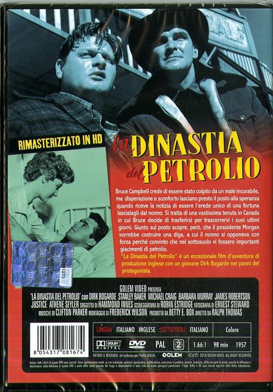 La dinastia del petrolio. Rimasterizzato in HD (DVD) di Ralph Thomas - DVD - 2