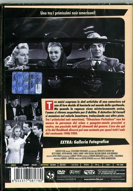 Situazione pericolosa (DVD) di Bruce H. Humberstone - DVD - 2