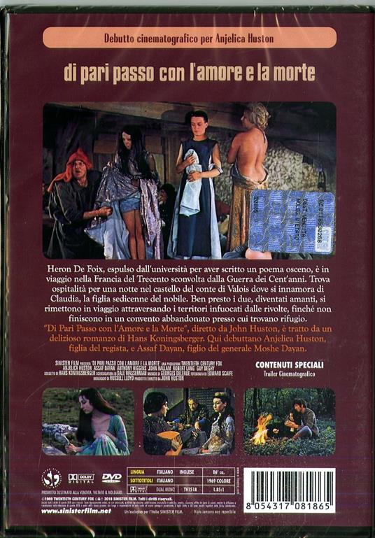 Di Pari Passo Con L'Amore E La Morte (DVD) di John Huston - DVD - 2