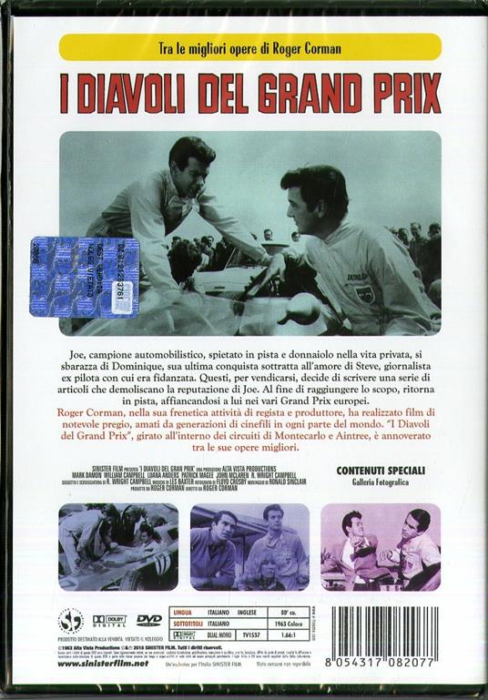 Il diavoli del Gran Prix (DVD) di Roger Corman - DVD - 2