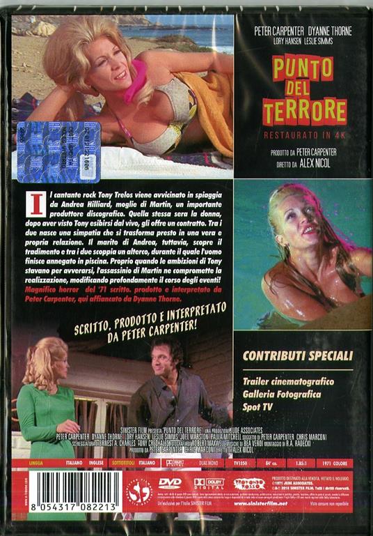 Punto del terrore. Restaurato in 4K (DVD) di Alex Nicol - DVD - 2