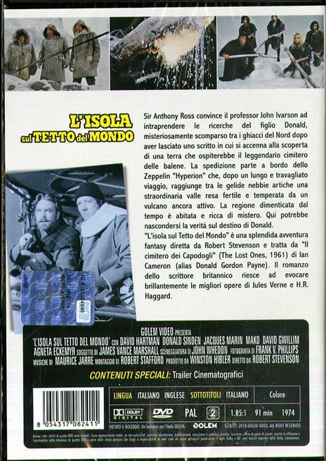 L' isola sul tetto del mondo (DVD) di Robert Stevenson - DVD - 2