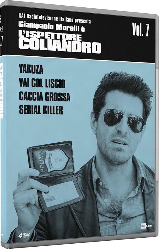 L' ispettore Coliandro. Stagione 7. Serie TV ita (4 DVD) di Marco Manetti,Antonio Manetti - DVD