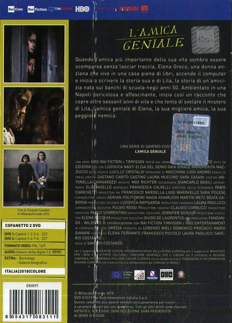 L' amica geniale (2 DVD) - DVD - Film di Saverio Costanzo Drammatico | IBS