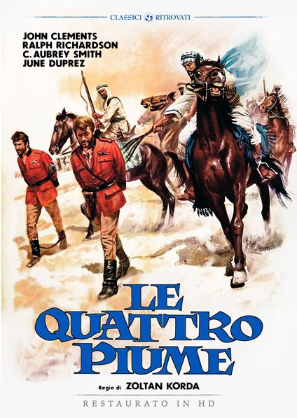 Le quattro piume. Restaurato in HD (DVD) di Zoltan Korda - DVD