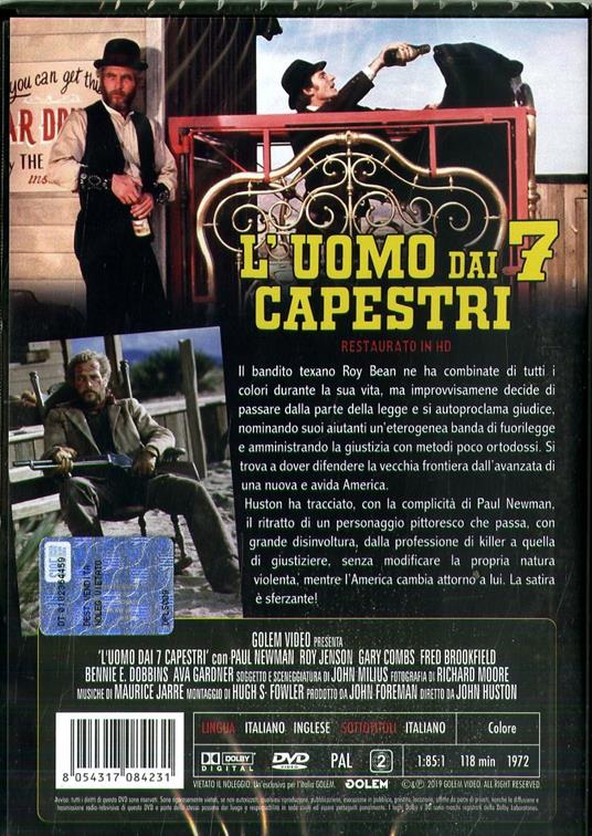 L' uomo dei sette capestri. Restaurato in HD (DVD) di John Huston - DVD - 2