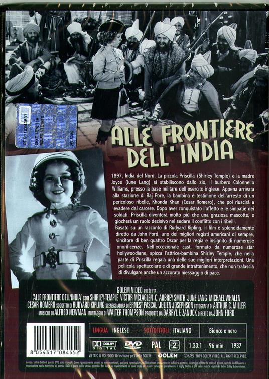 Alle frontiere dell'India (DVD) - DVD - Film di John Ford Commedia | IBS