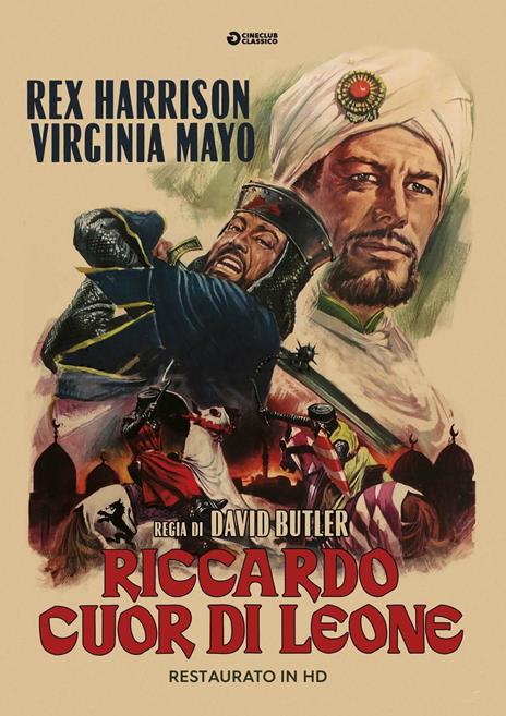 Riccardo cuor di leone. Restaurato in HD (DVD) di David Butler - DVD