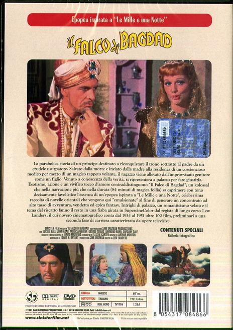 Il falco di Bagdad (DVD) di Lew Landers - DVD - 2