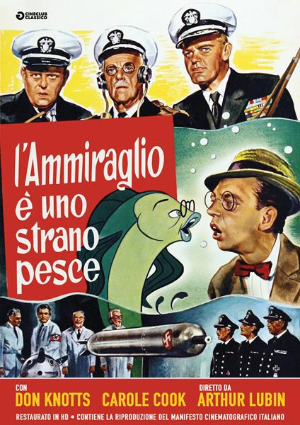 L' ammiraglio è uno strano pesce. Restaurato in HD. Con Poster (DVD) di Arthur Lubin - DVD