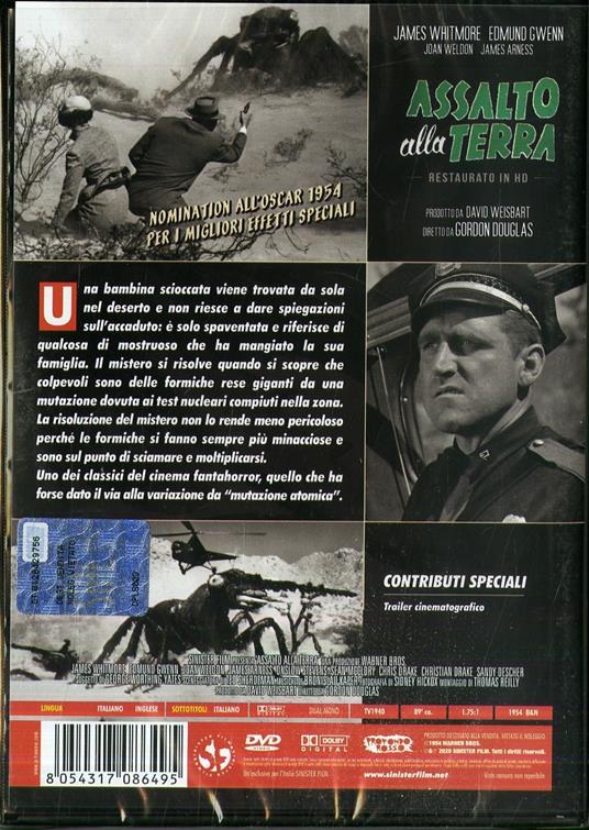 Assalto alla terra. Restaurato in HD (DVD) - DVD - Film di Gordon Douglas  Fantastico | IBS