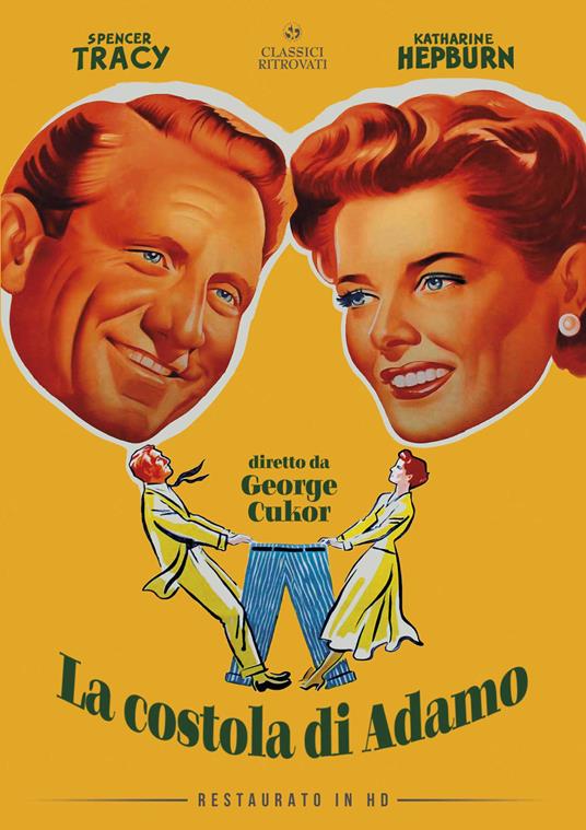 La costola di Adamo. Restaurato in HD (DVD) di George Cukor - DVD