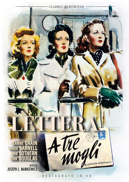 Lettera a tre mogli. Restaurato in HD (DVD) - DVD - Film di J. Leo  Mankiewicz Commedia | IBS