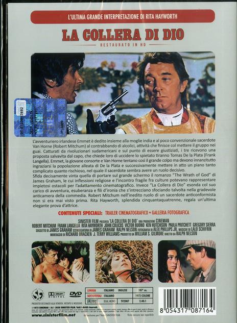 La collera di Dio. Restaurato in HD (DVD) di Ralph Nelson - DVD - 2