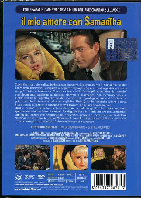 Il mio amore con Samantha (DVD) di Melville Shavelson - DVD - 2