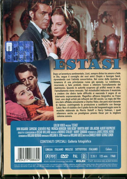 Estasi (DVD) di Charles Vidor - DVD - 2